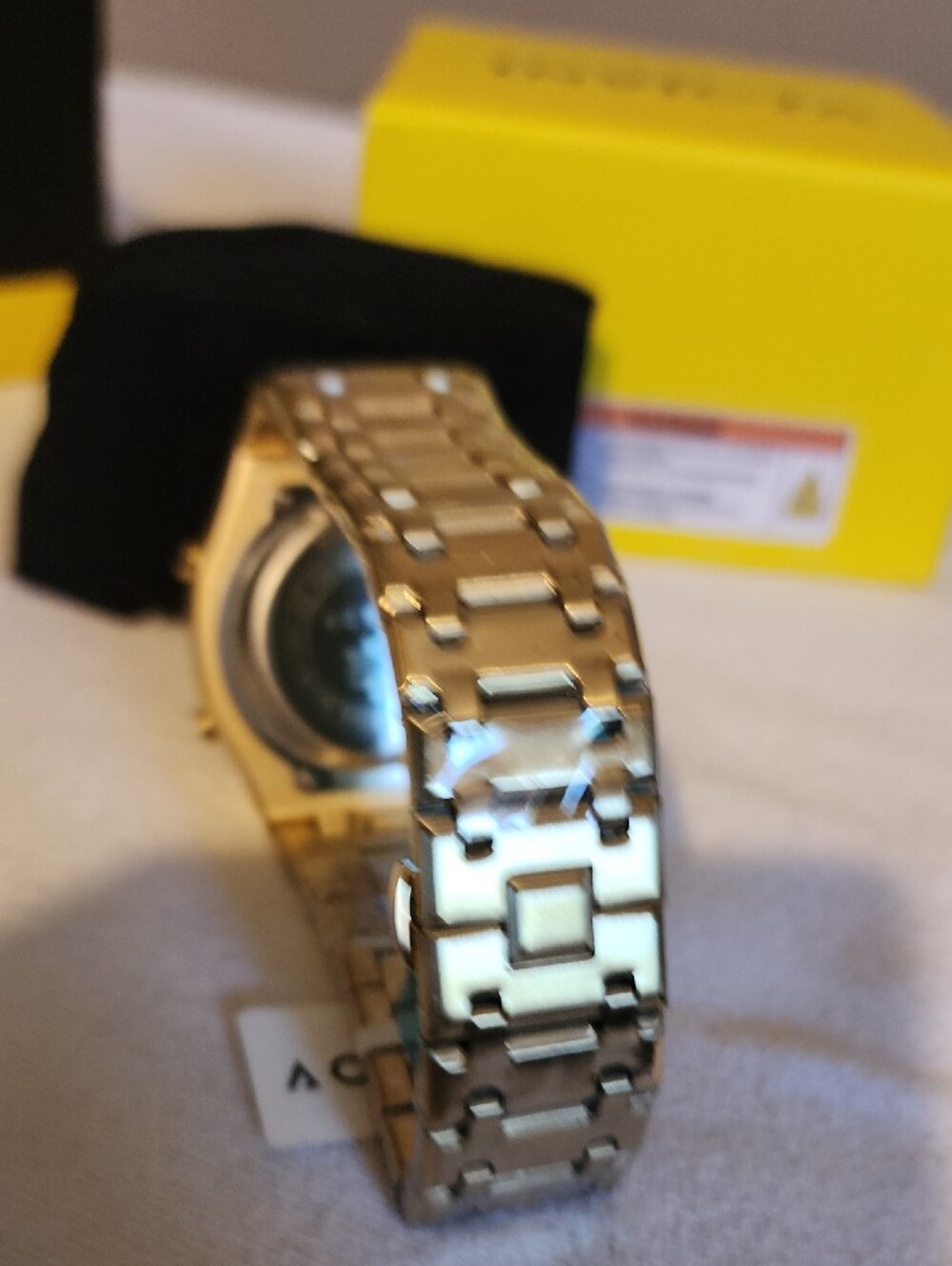 Ativa Gold-Tone Men's Dual Time Watch with Black Dial - Picture 5 of 8